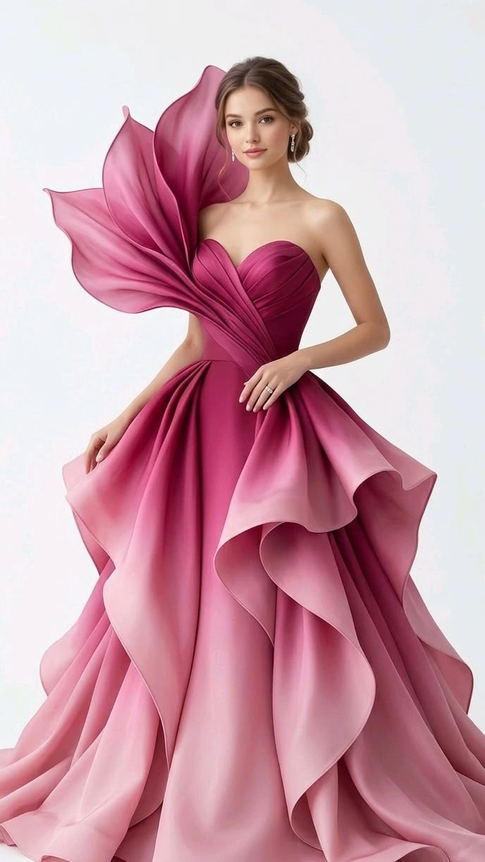 Sculptural Pink — Signature portrait inspiration