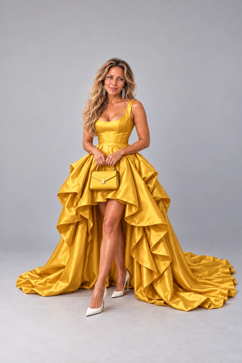 Golden Satin portrait template