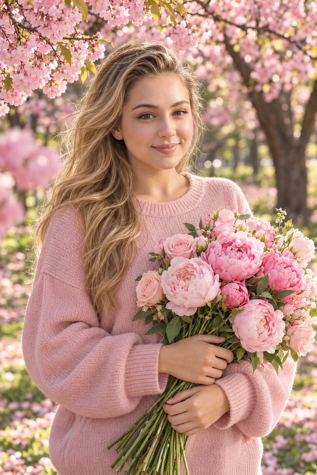 Cherry Blossom Bouquet — Signature portrait inspiration