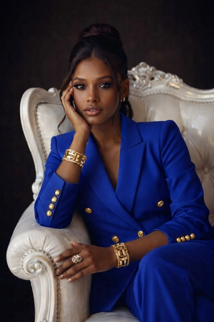 Royal Blue Executive — Signature portrait inspiration