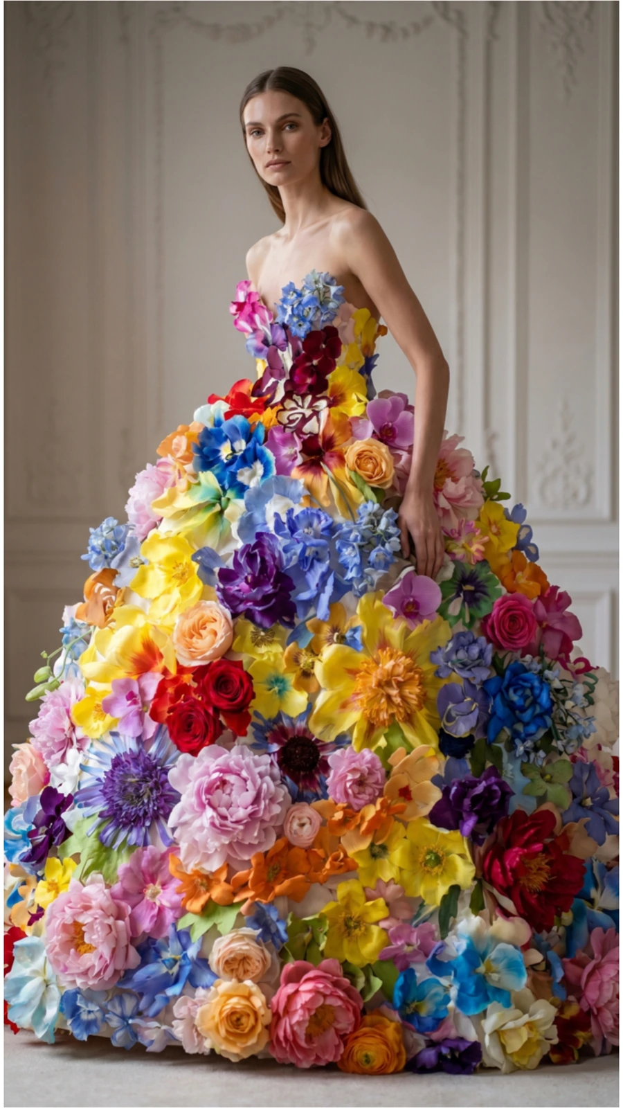 The Floral Gown — Signature portrait inspiration