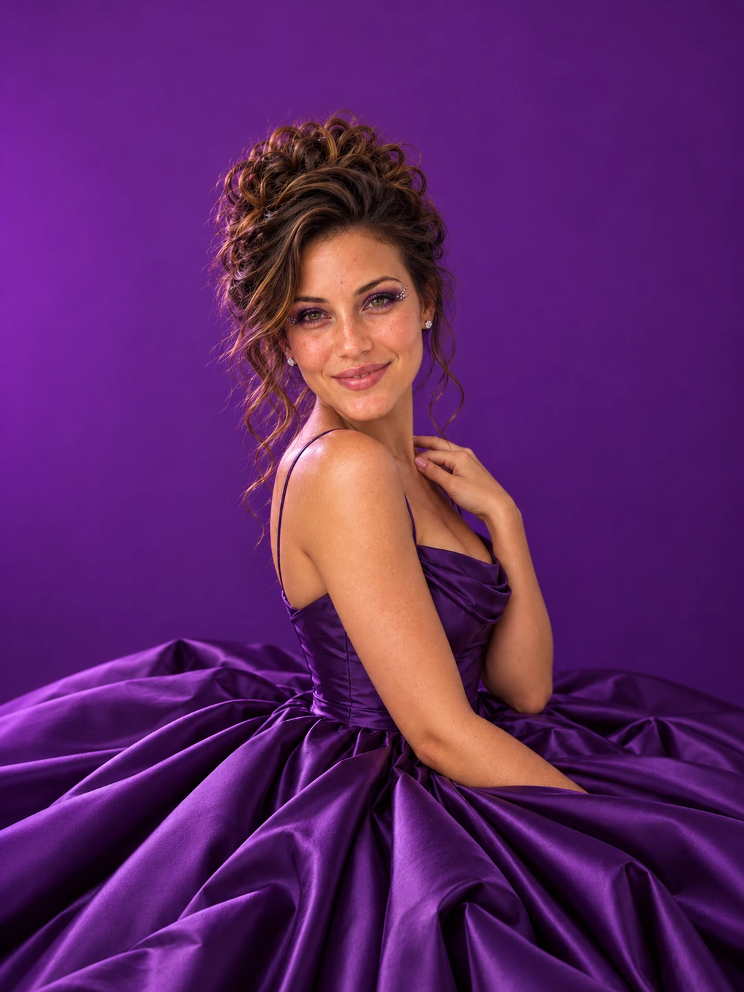 Violet Couture portrait template