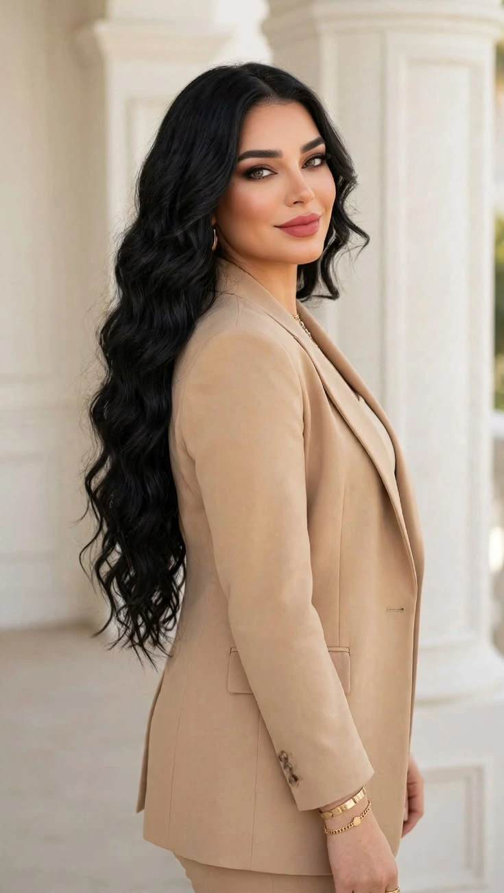 Tailored Camel — Signature portrait inspiration